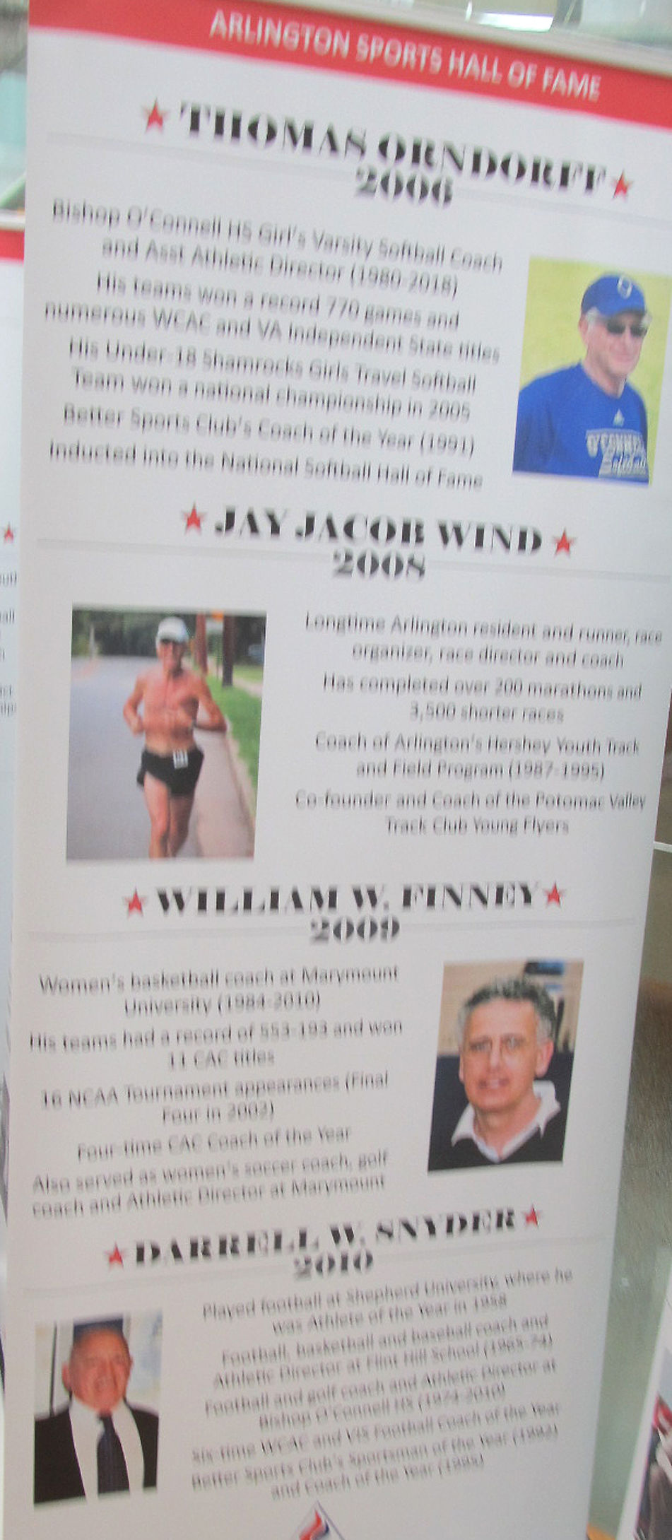 Arlington Sports Hall of Fame 13